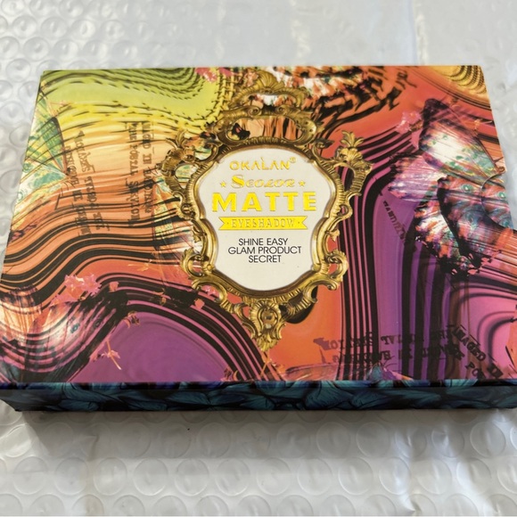 okalan eyeshadow palette 8 Colors Matte Shine Easy Glam Product Secret new - Picture 3 of 12